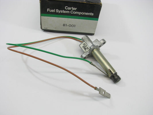 Carter 81-001 Carburetor Mixture Control Solenoid For 1983-1987 Dodge 1.6L 2.2L