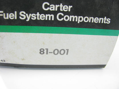 Carter 81-001 Carburetor Mixture Control Solenoid For 1983-1987 Dodge 1.6L 2.2L