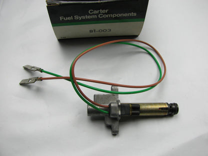 Carter 81-003 Carburetor Mixture Control Solenoid For 1981-1982 Chrysler 2.2L-L4