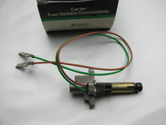 Carter 81-003 Carburetor Mixture Control Solenoid For 1981-1982 Chrysler 2.2L-L4