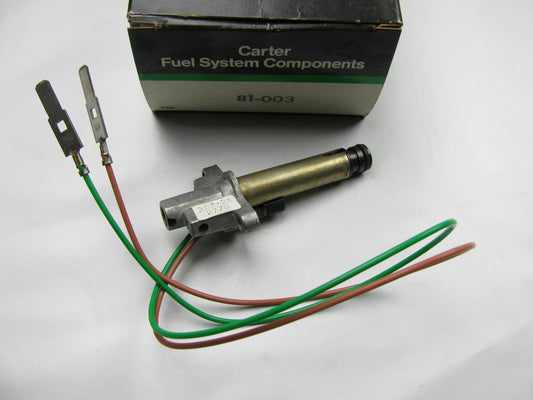 Carter 81-003 Carburetor Mixture Control Solenoid For 1981-1982 Chrysler 2.2L-L4