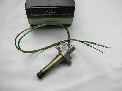 Carter 81-003 Carburetor Mixture Control Solenoid For 1981-1982 Chrysler 2.2L-L4