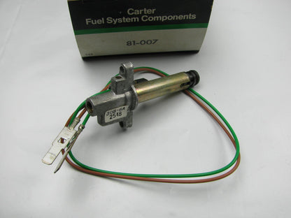 Carter 81-007 Carburetor Mixture Control Solenoid For 1982 Chrysler 2.2L-L4 Type 2