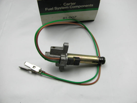 Carter 81-007 Carburetor Mixture Control Solenoid For 1982 Chrysler 2.2L-L4