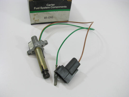 Carter 81-010 Carburetor Mixture Control Solenoid For 1981-1982 Chrysler 1.7L