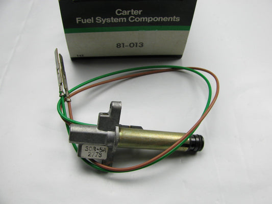 Carter 81-013 Carburetor Mixture Control Solenoid MX17 For 1982 Chrysler 2.2L