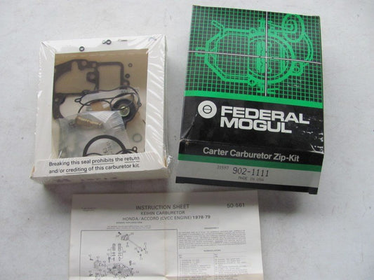 Carter 902-1111 Carburetor Rebuild Kit - 1979-1979 HONDA KEIHIN CVCC