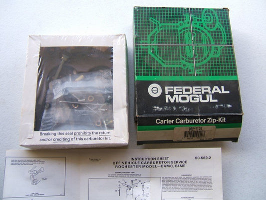 1981 Pontiac Lemans Firebird 301 4.9L V8 Rochester E4ME Carburetor Rebuild Kit