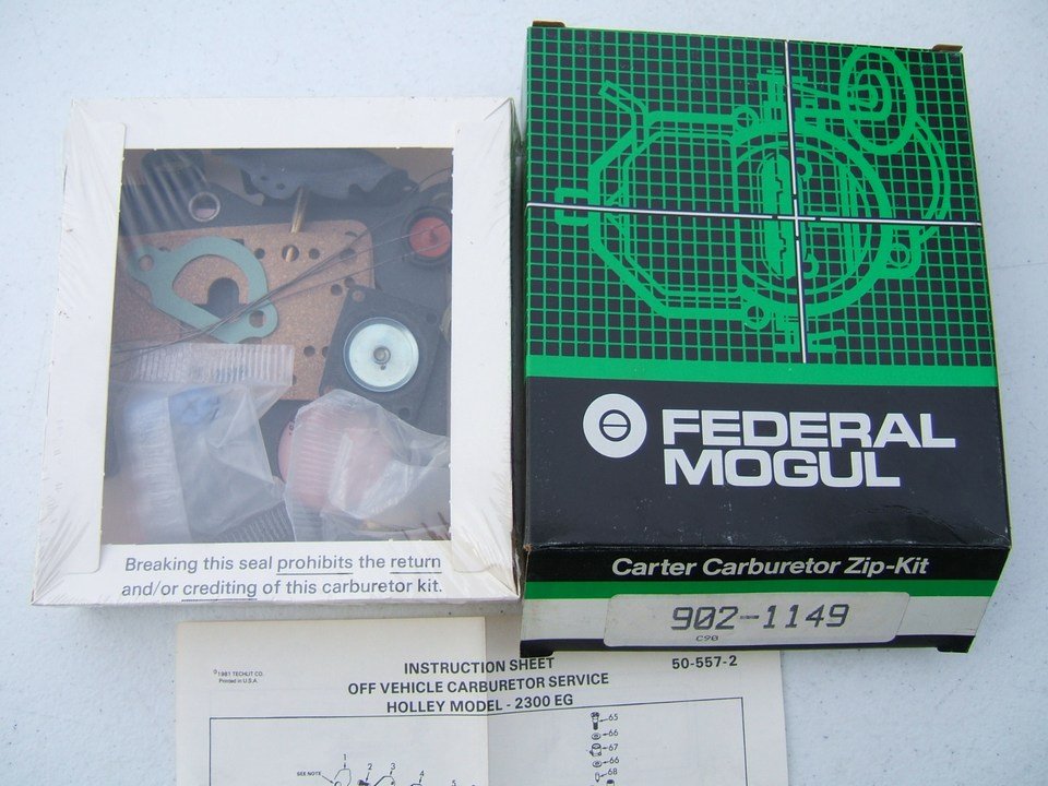 Carter 902-1149 Carburetor Rebuild Kit For 2-BBL Model 2300EG