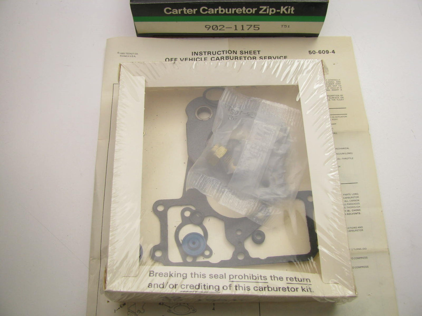 Carter 902-1175 Carburetor Rebuild Kit For Holley 6145
