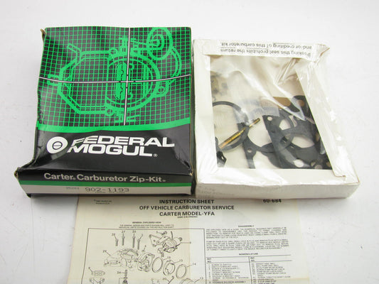 Carter 902-1193 Carburetor Rebuild Kit  - Carter YFA For AMC / Jeep 2.5L 4-CYL.
