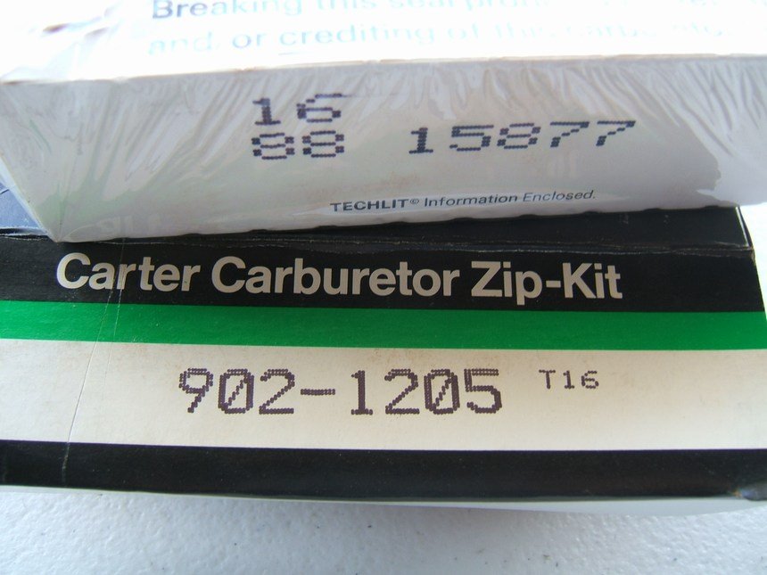 1979-1981 Ford Motorcraft 2700 / 7200 VV Variable Venturi Carburetor Rebuild Kit