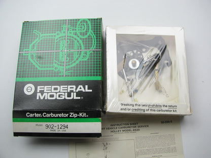 Carter 902-1294 Carburetor Rebuild Kit Mopar 1.7L 2.2L For Holley 6520