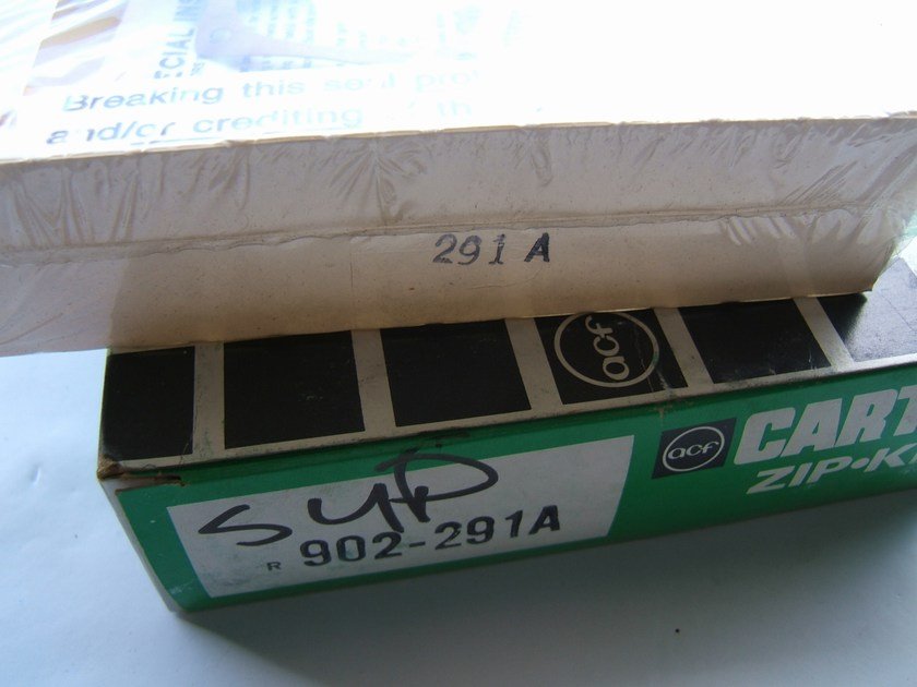 Carter 902-291A Carburetor Rebuild Kit - Carter YF 1-BBL Carburetor