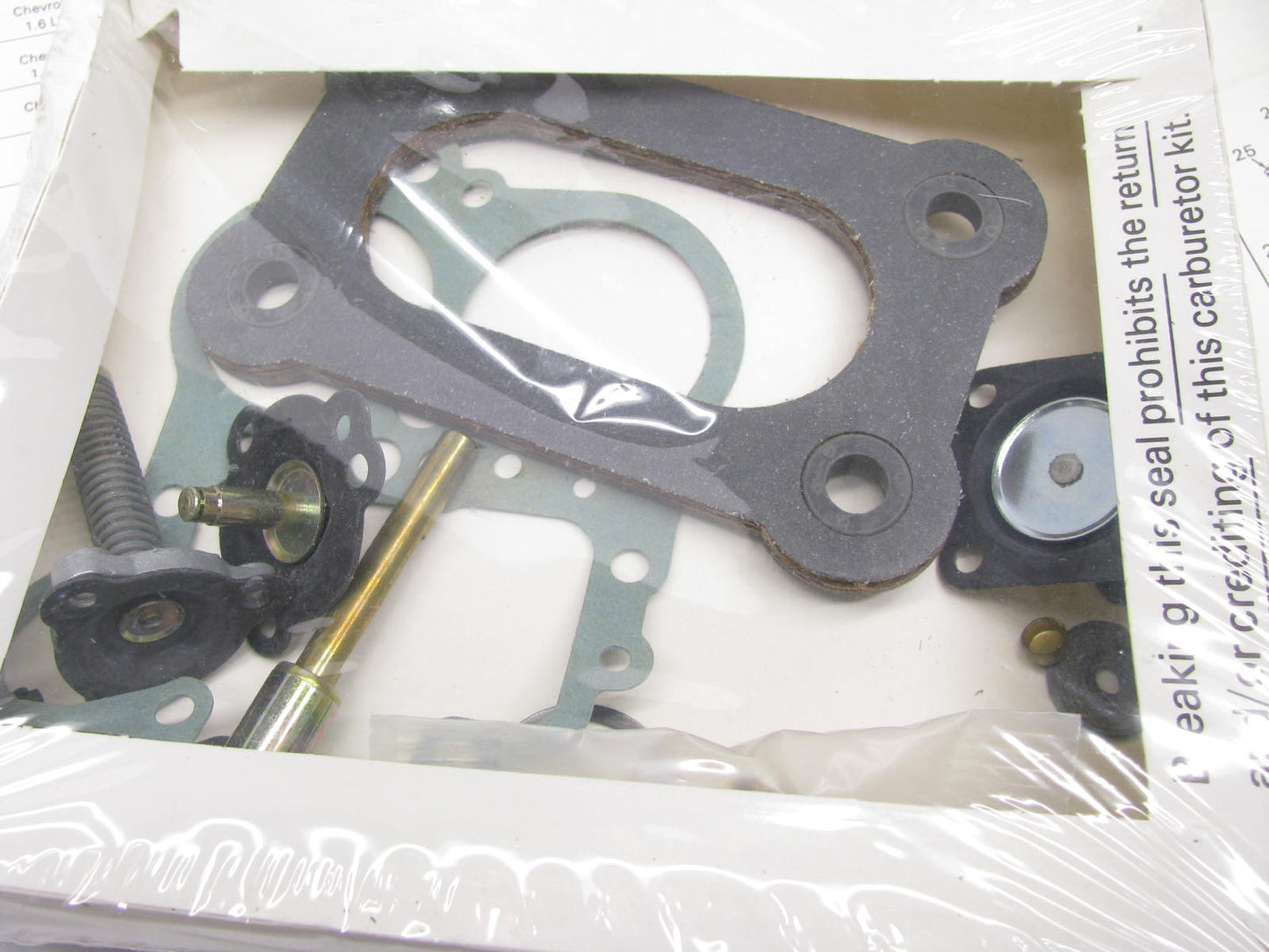 Carter Carburetor Rebuild Kit 1979 Chevrolet Chevette 1.6L For Holley 2-BBL