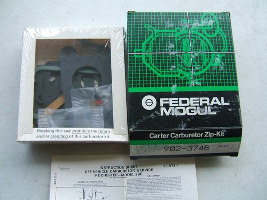 Carter 902-374B Carburetor Rebuild Kit - Rochester 2SE