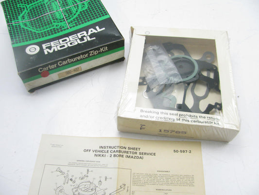 Carter 902-402 Carburetor Rebuild Kit For Various Mazda Nikki 2-Bore