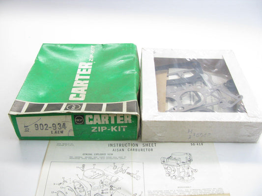 Carter 902-934 Carburetor Rebuild Kit - Aisan 2BBL