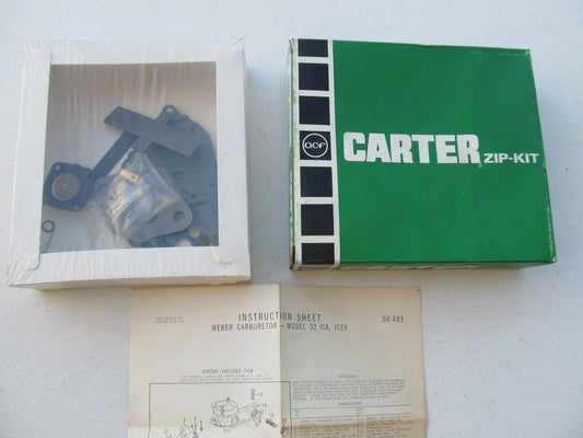 Carter 902-950 Carburetor Rebuild Kit For 1971-1973 Fiat 128 Weber 32 ICA ICEV