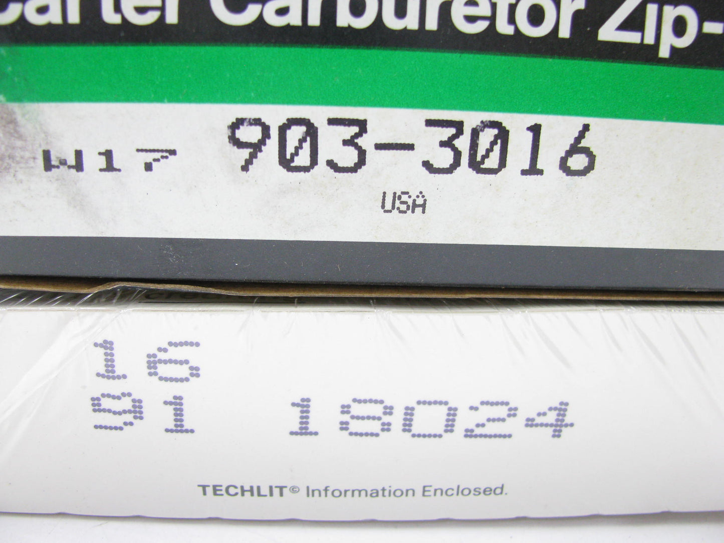 Carter 903-3016 TBI Gasket Rebuild Kit
