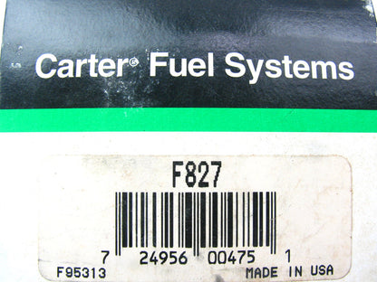 Universal Carter F827 Carburetor Bowl Fuel Filter 1/8'' N.P.T. INLET & OUTLET