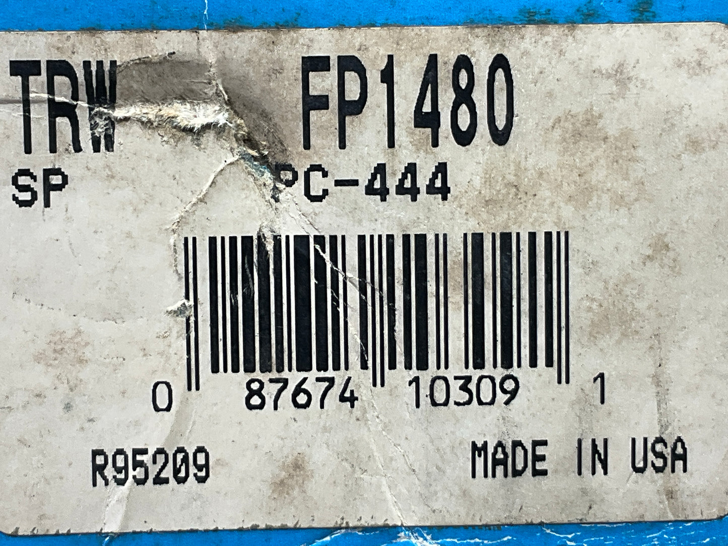 Carter FP1480 Engine Water Pump For 1971-1975 Chevrolet 2.3L, Made In USA