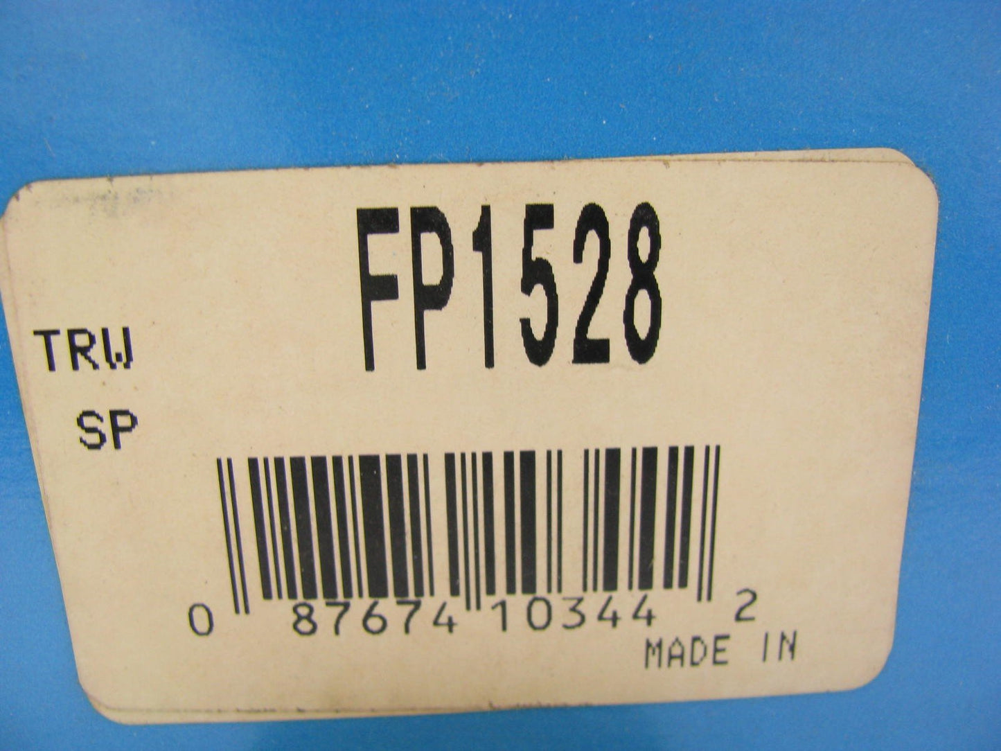 Carter FP1528 Water Pump - 1973-1979 Honda Civic 1.2L 1200