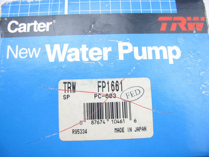 Carter FP1661 Engine Water Pump for 1980-1982 Honda Civic 1.3L-L4