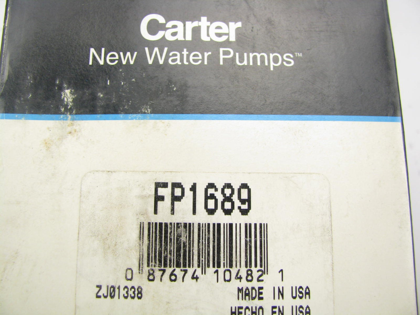 Carter FP1689 Engine Water Pump - 1985-1986 Chevrolet GMC 2.8L-V6