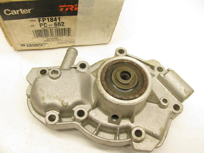 Carter FP1841 Engine Water Pump For 1984-86 Renault 2.2L 88-89 Eagle 2.2L