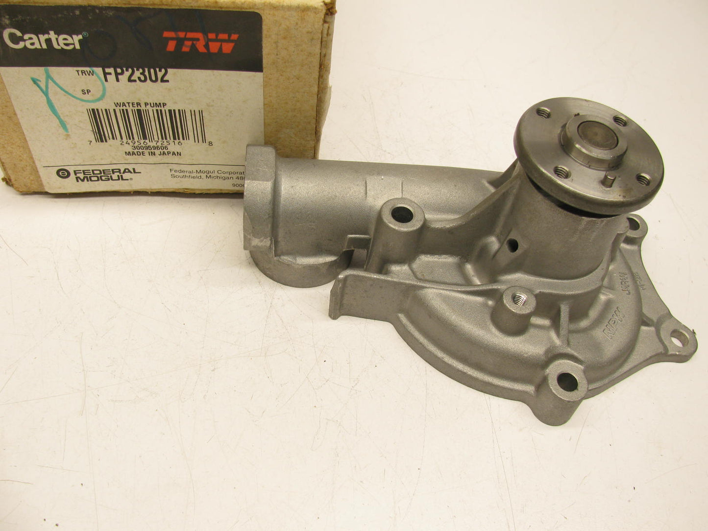 Carter Water Pump FP2302  For 1990-1994 Mitsubishi Eclipse 2.0L