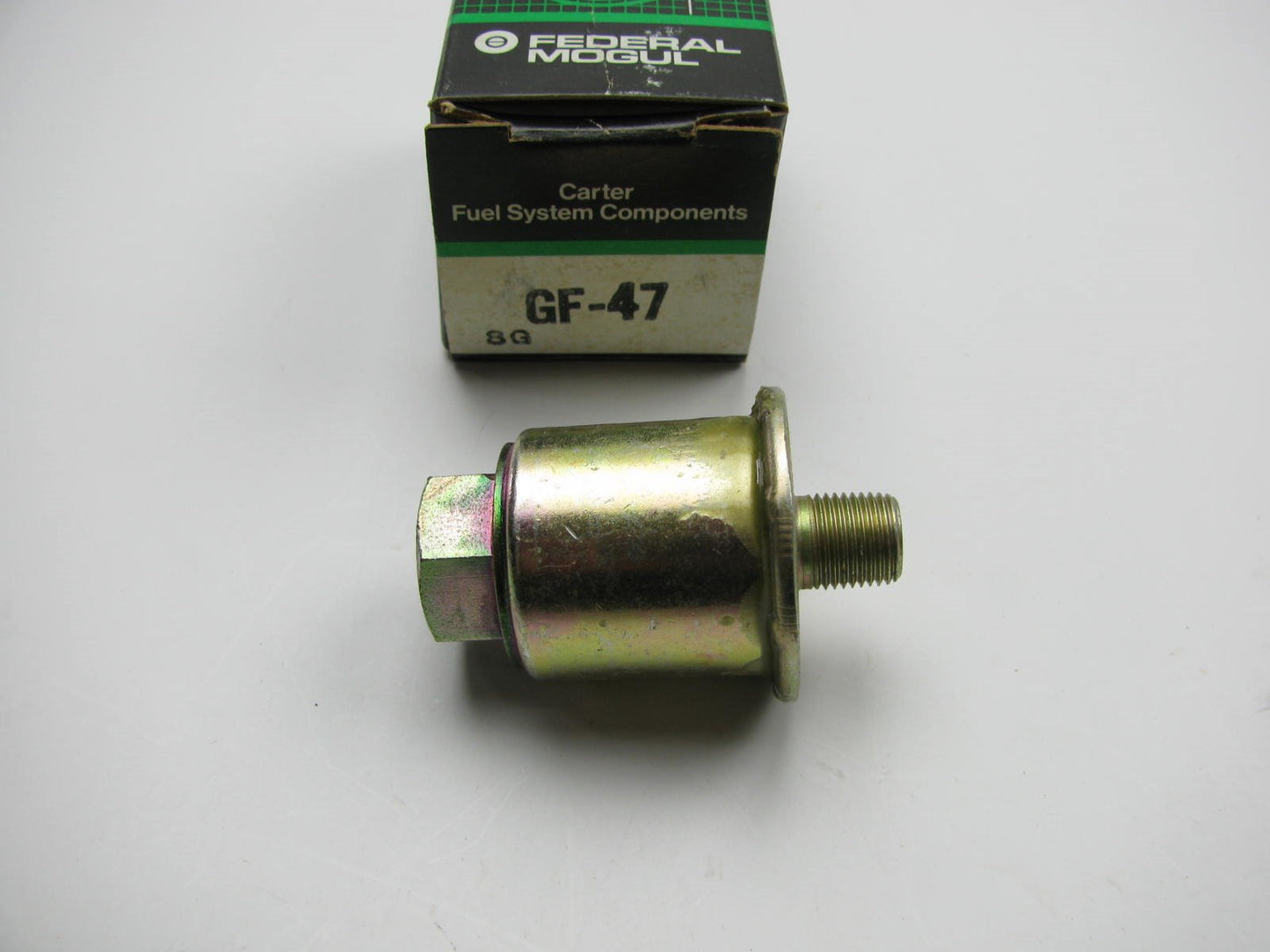 Carter GF47 Fuel Filter Replaces OEM Ford # E0ZZ-9155-A.