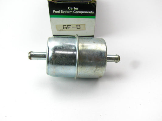 Carter GF8 UNIVERSAL Low-pressure Carburetor Fuel Filter 3/8-inch In & Out
