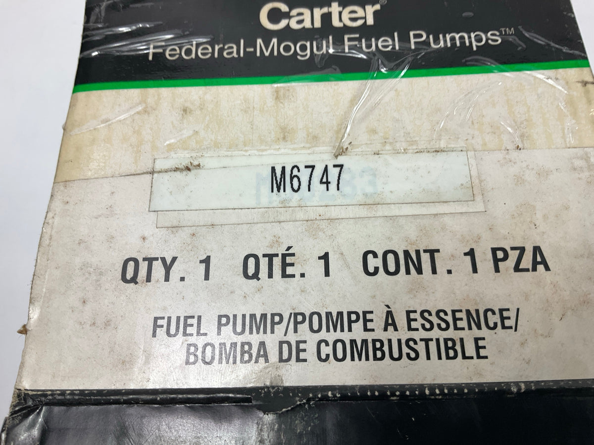 Carter M6747 Mechanical Fuel Pump - 1976-1977 Mercury Capri 2.3L