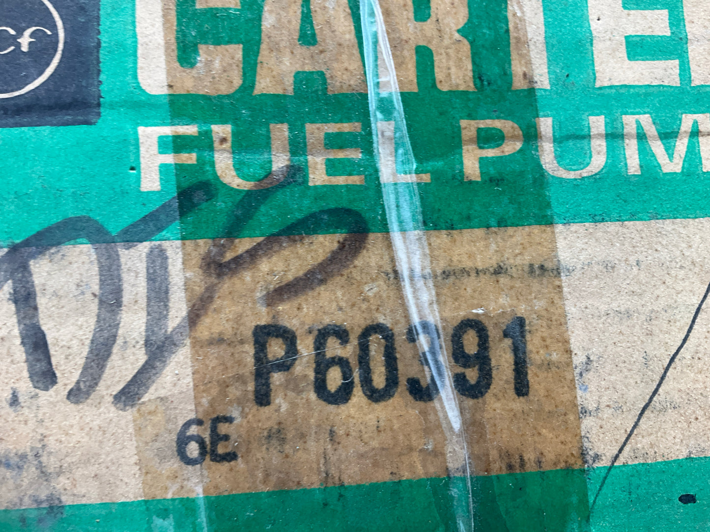 NO STRAINER & GROMMET - Carter P60391 Electric In-Tank Fuel Pump