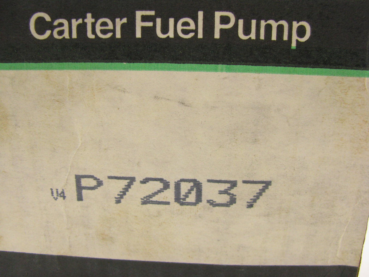 Carter P72037 Fuel Pump for 1986-1990 Toyota Supra MK3 3.0L