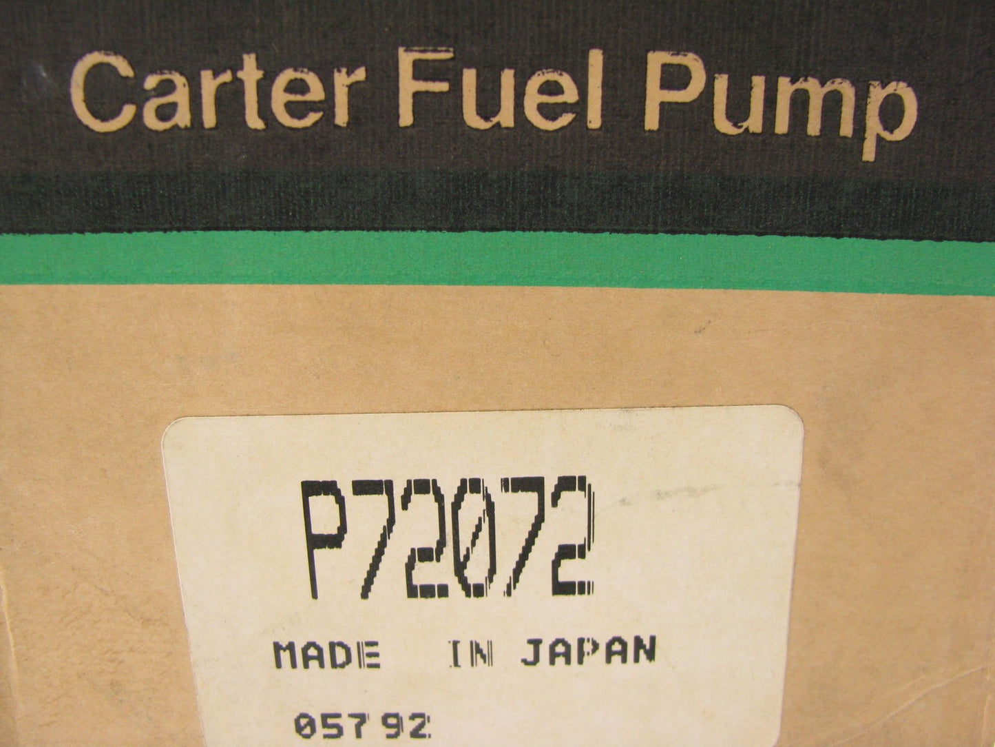 Carter P72072 Fuel Pump For 1987-1988 Chevrolet Spectrum & Isuzu I-Mark 1.5L