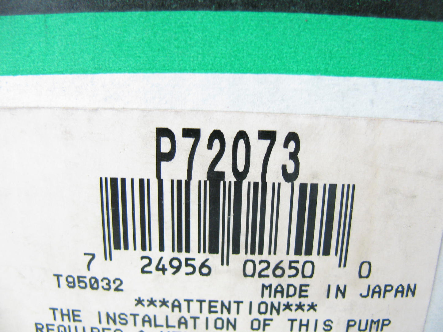 Carter P72073 Fuel Pump - OEM ISUZU (JECS) - 1988-1989 Impulse 2.0L TURBO 4ZC1-T