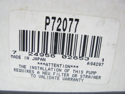 Carter P72077 Stock Replacement OEM Fuel Pump - 1986-1987 Honda Prelude 1.8L
