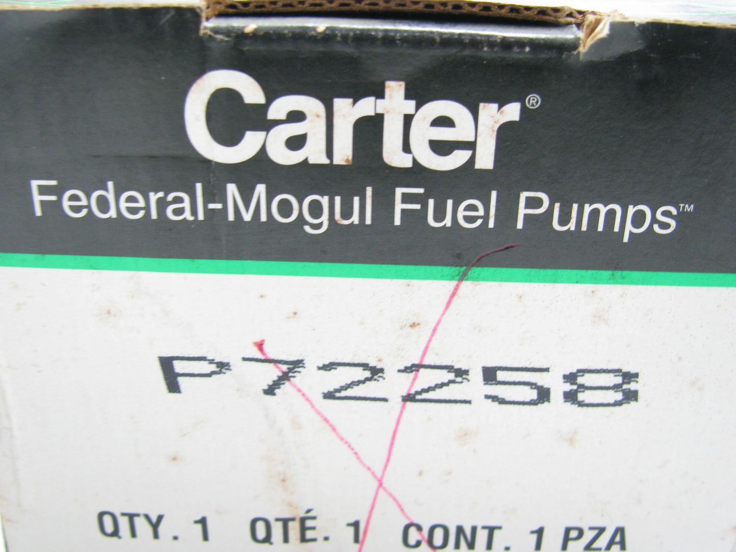 Carter P72258 In-tank Electric Fuel Pump Genuine OEM VW 8A0906091G