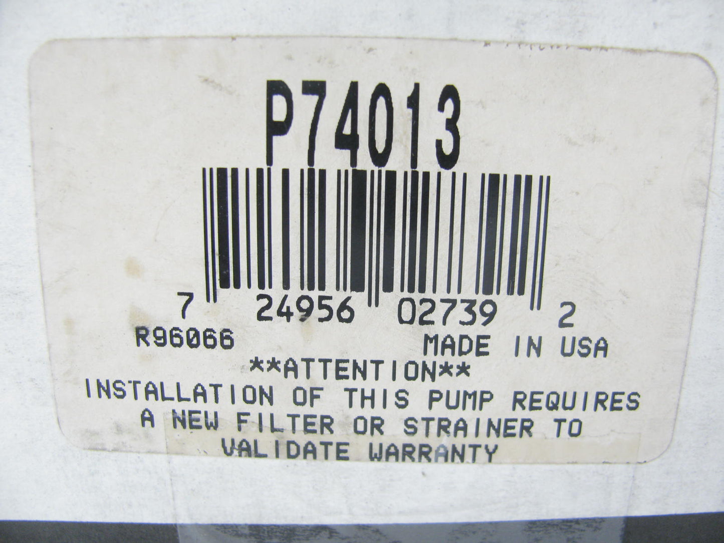 Carter P74013 Electric Fuel Pump & Fuel Gauge Sender - 1979 Seville DIGITAL DASH