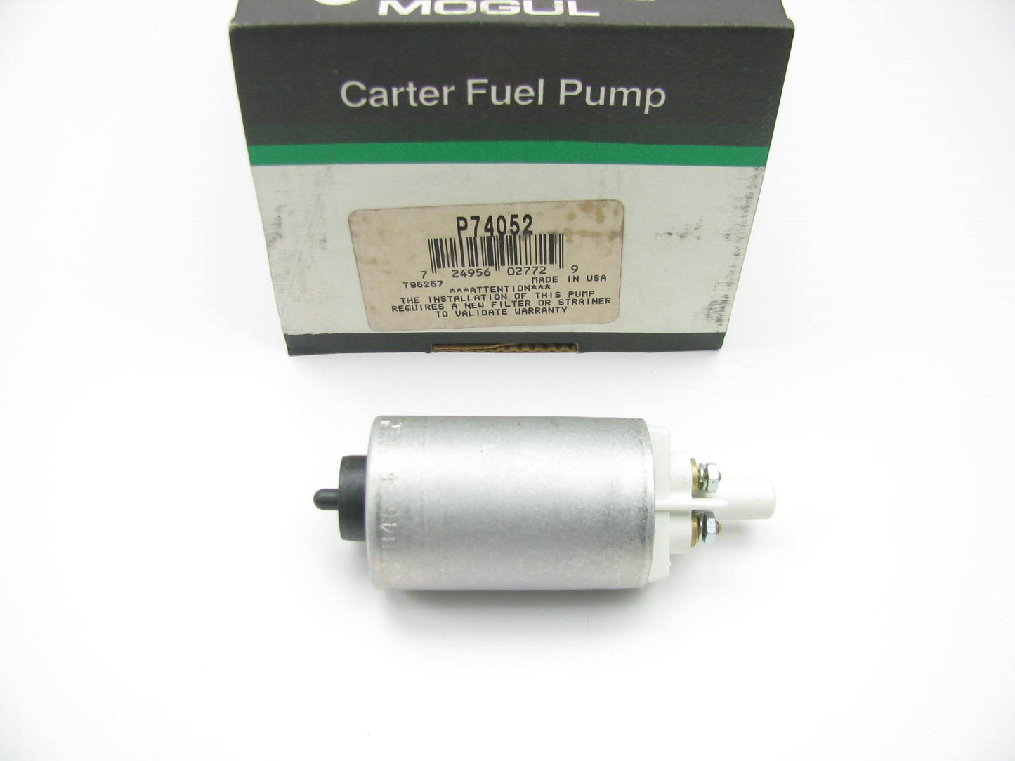 Carter P74052 Electric Fuel Pump - 1988-1989 Chevy GM 350 366 School Bus 60 Gal.