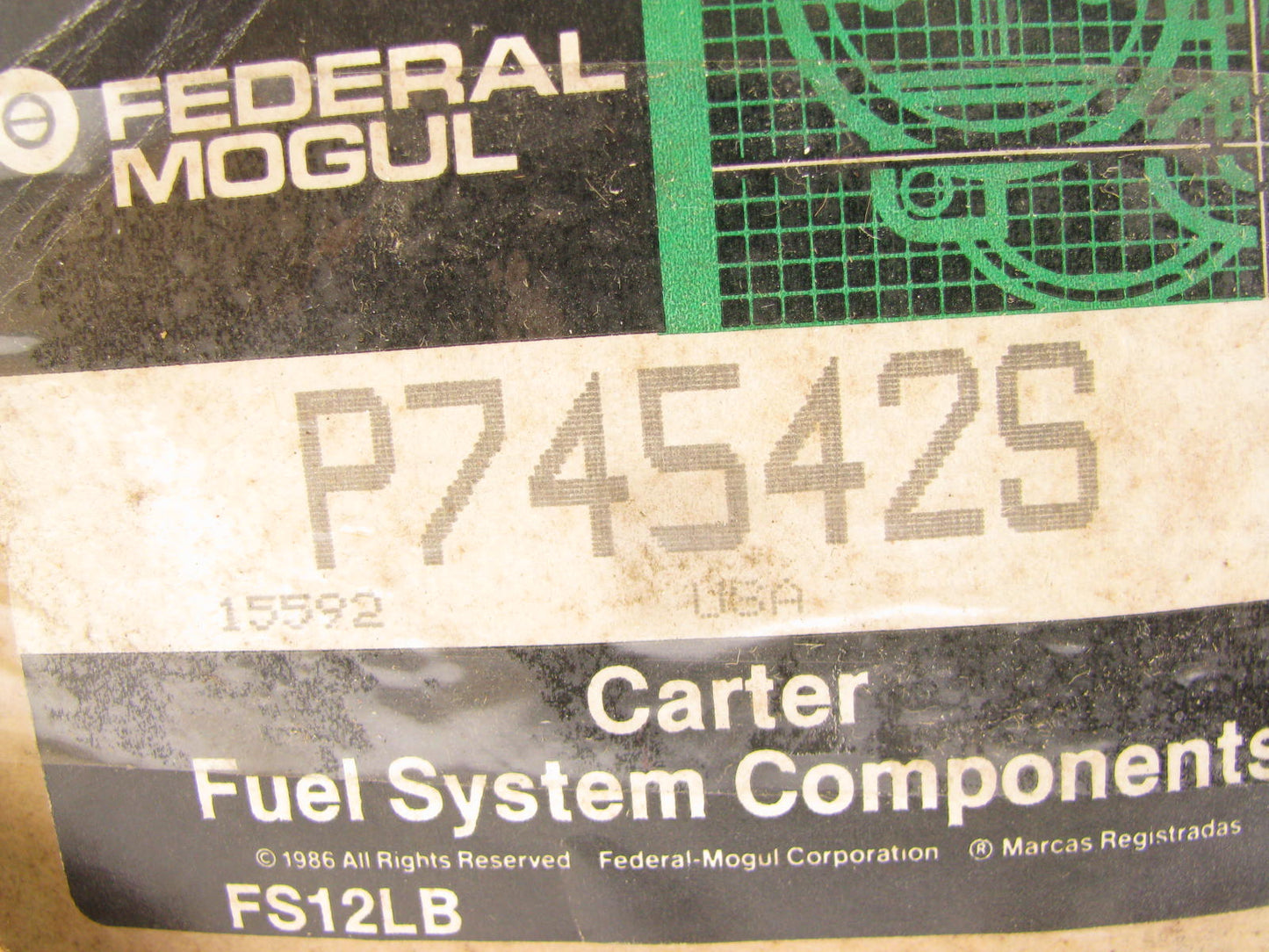 Carter P74542S Fuel Pump & Fuel Gauge Level Sender - 1986 Ford Aerostar 2.3L