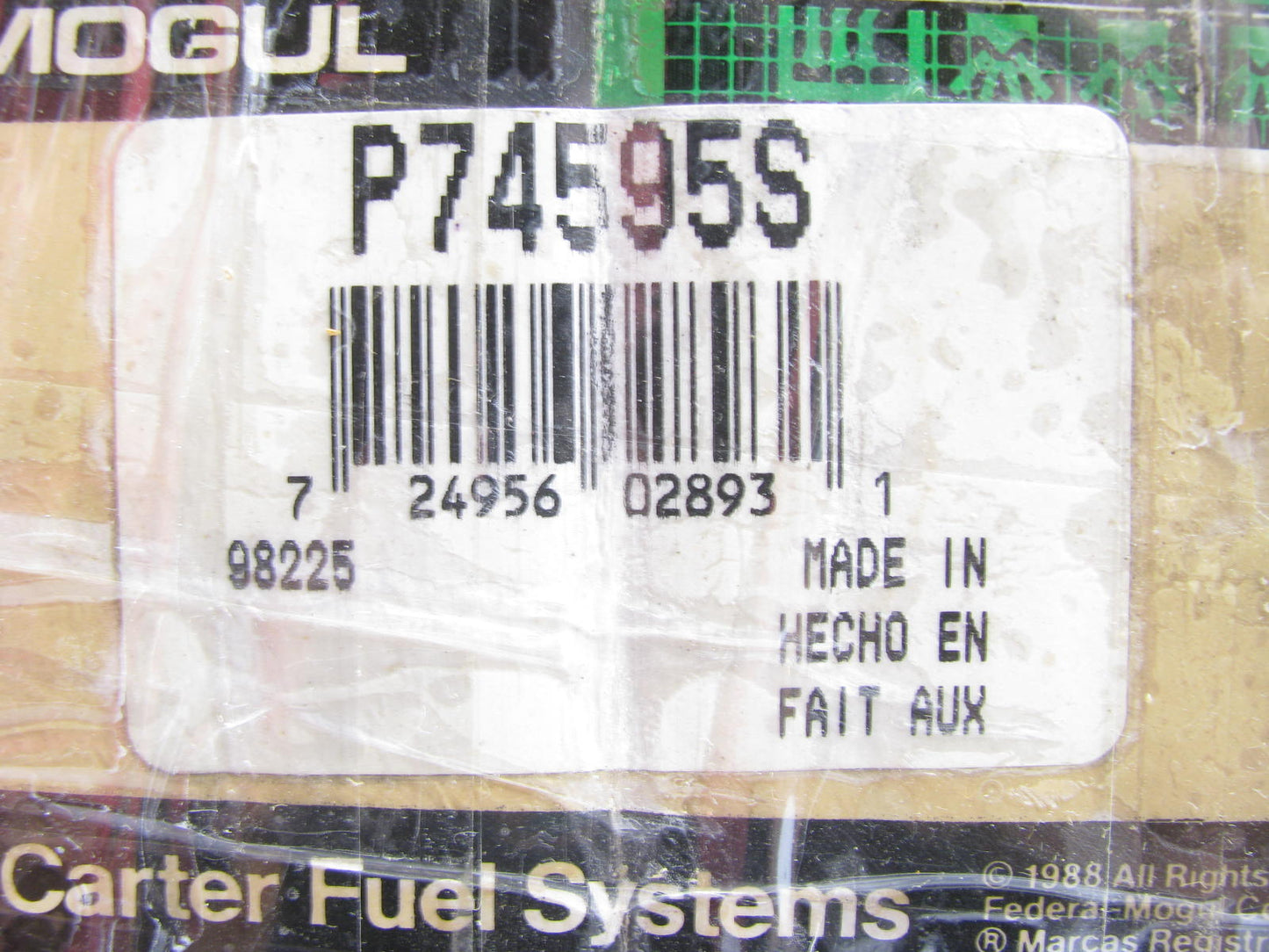 DAMAGED FLOAT Carter Electric Fuel Pump Hanger Assembly For 91-93 F53 460 V8