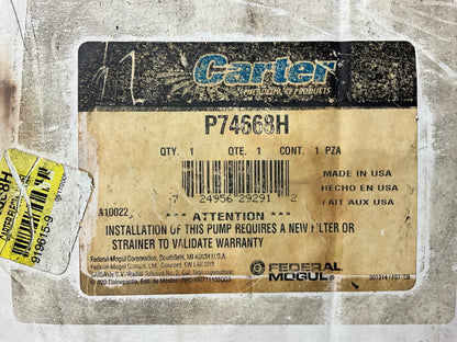 Carter P74668H Fuel Pump - 1992-1994 Ford Crown Victoria, 91-94 Lincoln Town Car