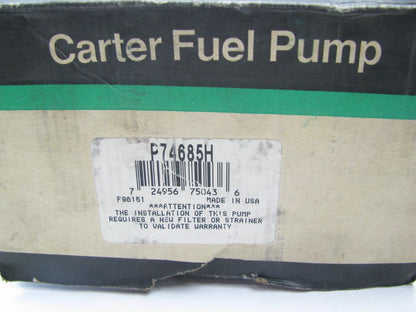 Carter P74685H Electric Fuel Pump (w/18.6 Gallon Tank; W/O Electric Dash)