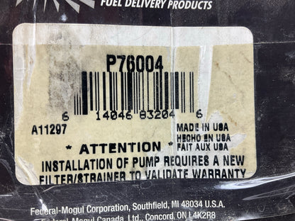 Incomplete, Comes As Is - Carter P76004 Fuel Pump, Made In USA