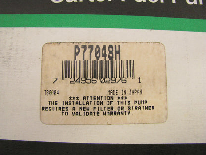 Carter P77048H OEM Electric Fuel Pump Assembly - 1990-1993 Honda Accord 2.2L-L4