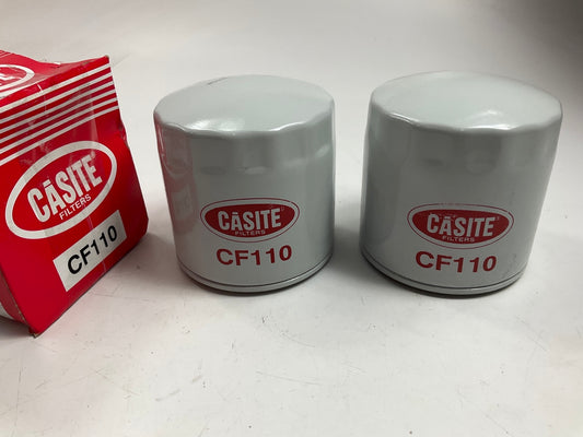 (2) Casite CF110 Engine Oil Filter