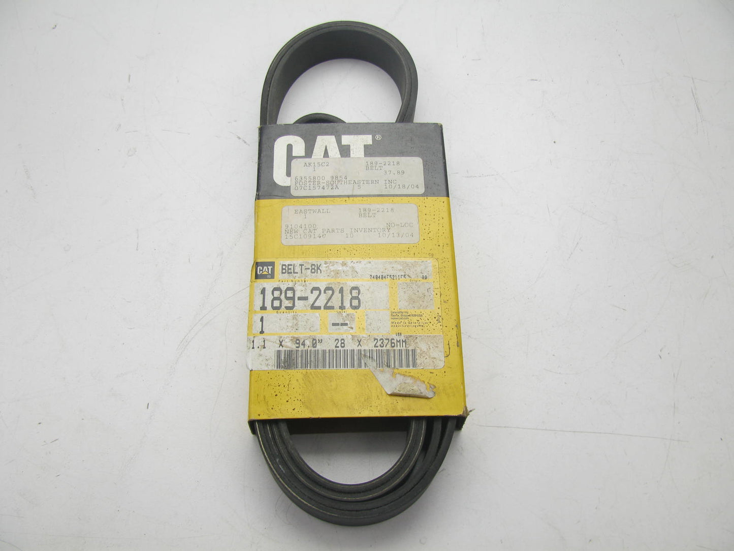 NEW - OEM 189-2218 Serpentine Belt - 1.087'' X 93.875'' - 8 Ribs For CAT